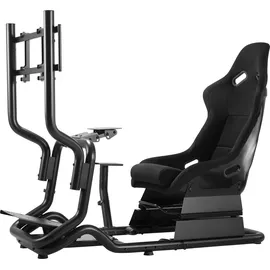 NanoRS RS702 Rennsimulator Cockpit schwarz