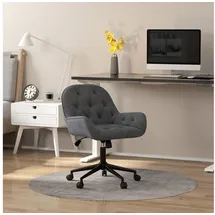 Vinsetto Chefsessel Polyester Dunkelgrau