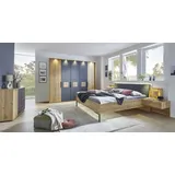 Wiemann Schlafzimmer-Set Naxos 4-tlg. Holzoptik Eiche Bianco 250 cm