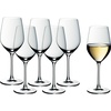 WMF Weingläser Weißwein Set 6tlg Weinglas 390 ml Kristallglas Easy Plus transparent, Weingläser, Transparent