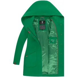 Marikoo Wintermantel "Maikoo", Damen, Gr. XL (42), grün (smaragd), Oberstoff: 90% Polyacryl, 8% Viskose, 2% Elasthan. Futter: 100% Polyester.