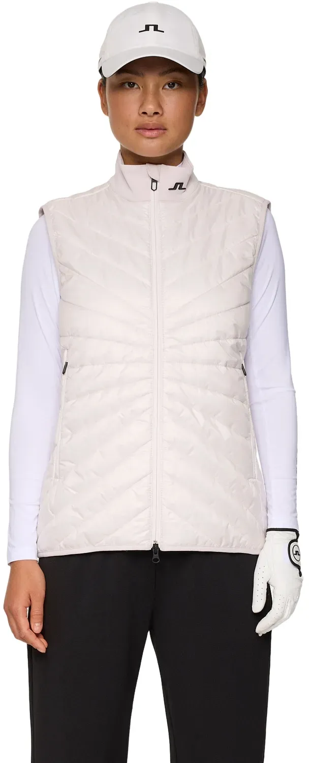 J. LINDEBERG Weste Madde Quilt Hybrid, grau