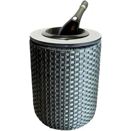 cootab cooler table 4-in-1 Loungetisch mit Edelstahl-Kühler - Anthrazit/Champagner