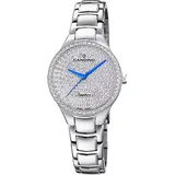 Candino Lady Petite C4696/1 Damenarmbanduhr Mit Zirkonen - Silber/Silber