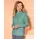 Strickpullover Stehkragenpullover Blau 56