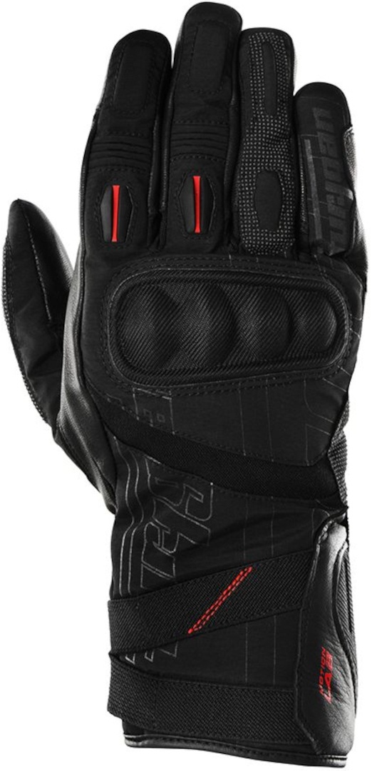 Furygan Nomad Wasserdichte Motorrad Handschuhe, schwarz, Größe XL