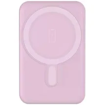 Bigben Connected Bigben Powerbank Induktionsladegerät, MagSafe kompatibel, Rosa (5000 mAh), Powerbank, Rosa