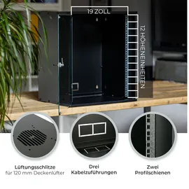 HMF 65712-02 Serverschrank 19 Zoll Rack