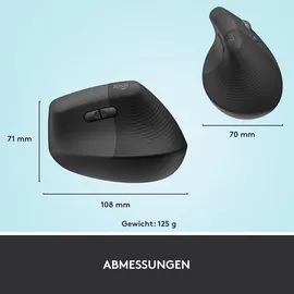 Logitech Lift Vertical Ergonomic graphite