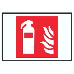 HB-Druck Feuerlöscher Symbol Schild A3 (297x420mm)