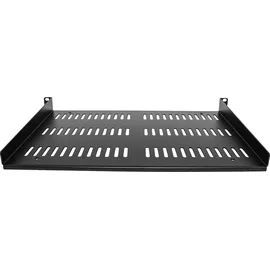 Startech StarTech.com 19 Fachboden für Netzwerk Schrank - Freitragende Perforierte Rack Ablage für Serverschrank/Rack - Frontmontage - 25 kg