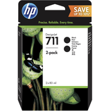 HP 711 schwarz P2V31A 2 St.