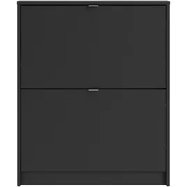 INOSIGN Schuhschrank 70,3 x 85 x 16,6 cm schwarz matt