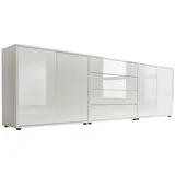 BMG Möbel Sideboard Mailand Set 5 Weiß