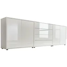 BMG Möbel Sideboard Mailand Set 5 Weiß