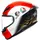AGV K6 S Sic58 Marco Simoncelli E2206 Mplk Integralhelm - Black / White / Red - S