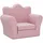 vidaXL Schlafsofa für Kinder 2-in-1 rosa weich Plüsch