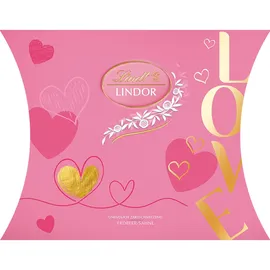 Lindt Lindor Valentinstag Erdbeer-Sahne 162 g Geschenkbox