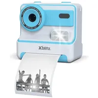Xblitz FLASH BLUE Sofortbildkamera mit Thermodrucker für Kinder, Sofortbildkamera, Weiss