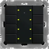 MDT Taster Plus 55 8-fach Schwarz matt