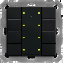 MDT Taster Plus 55 8-fach Schwarz matt