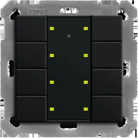 MDT Taster Plus 55 8-fach Schwarz matt