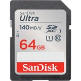 SanDisk Ultra R140 SDXC 64GB, UHS-I U1, Class 10 (SDSDUNB-064G-GN6IN)