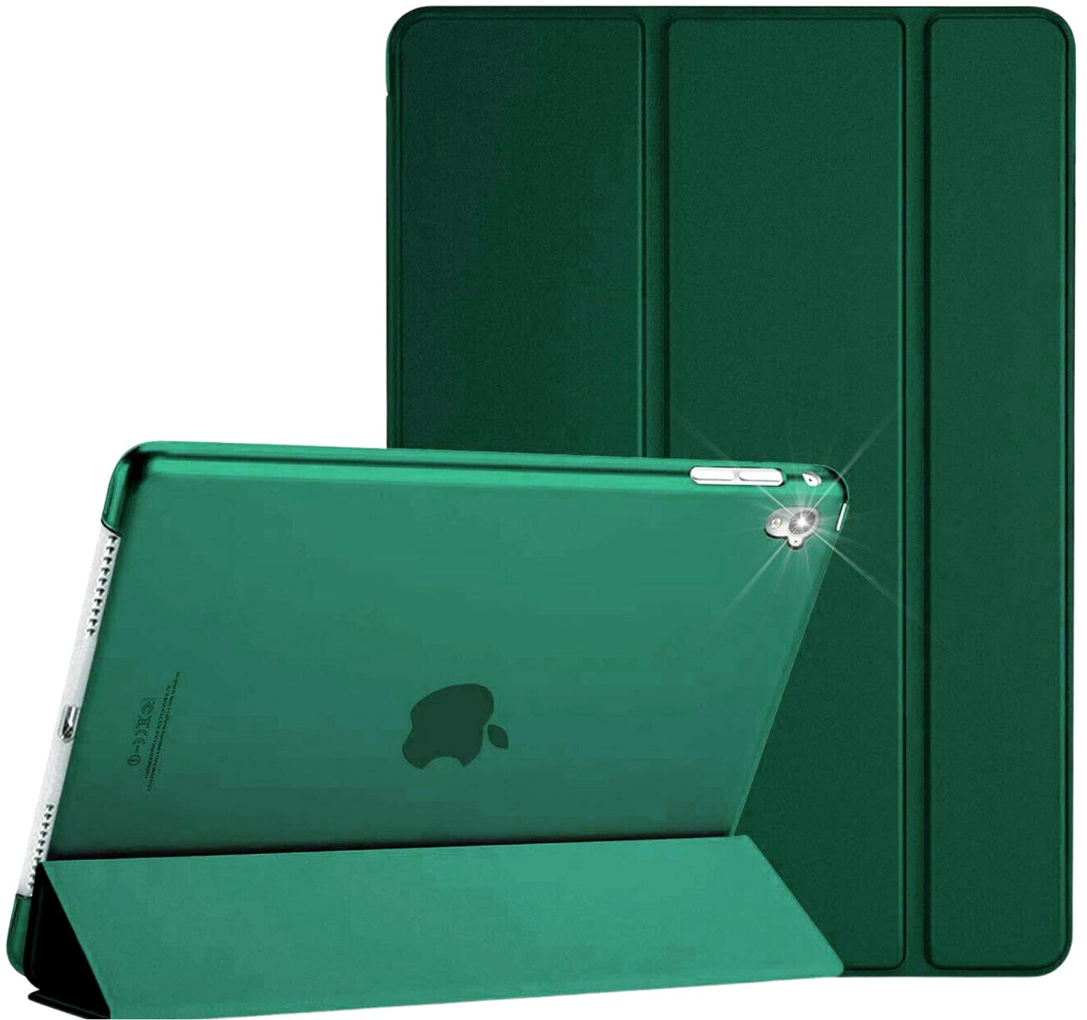 Schutzhülle für Apple iPad Mini 4 / Mini 5 Generation, magnetisch, Leder, passend für Modell-Nr. A1538 A1550 A2133 A2124 A2125 A2126, Smaragdgrün