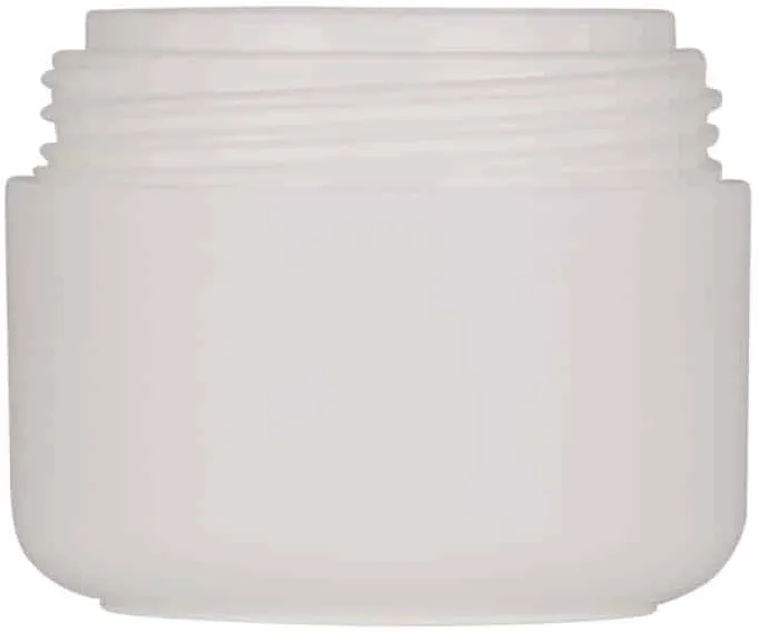Plastic pot 'Bianca', 30 ml, PP, wit, monding: schroefsluiting