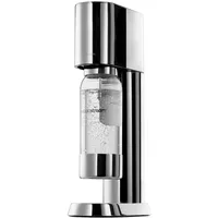 SodaStream® ensoTM Premium Wassersprudler | Edelstahl-Design von Naoto Fukasawa | inkl. 1 L BPA-freie Flasche & Reinigungstuch | Einfaches CO2-Wechsel-System, Silber