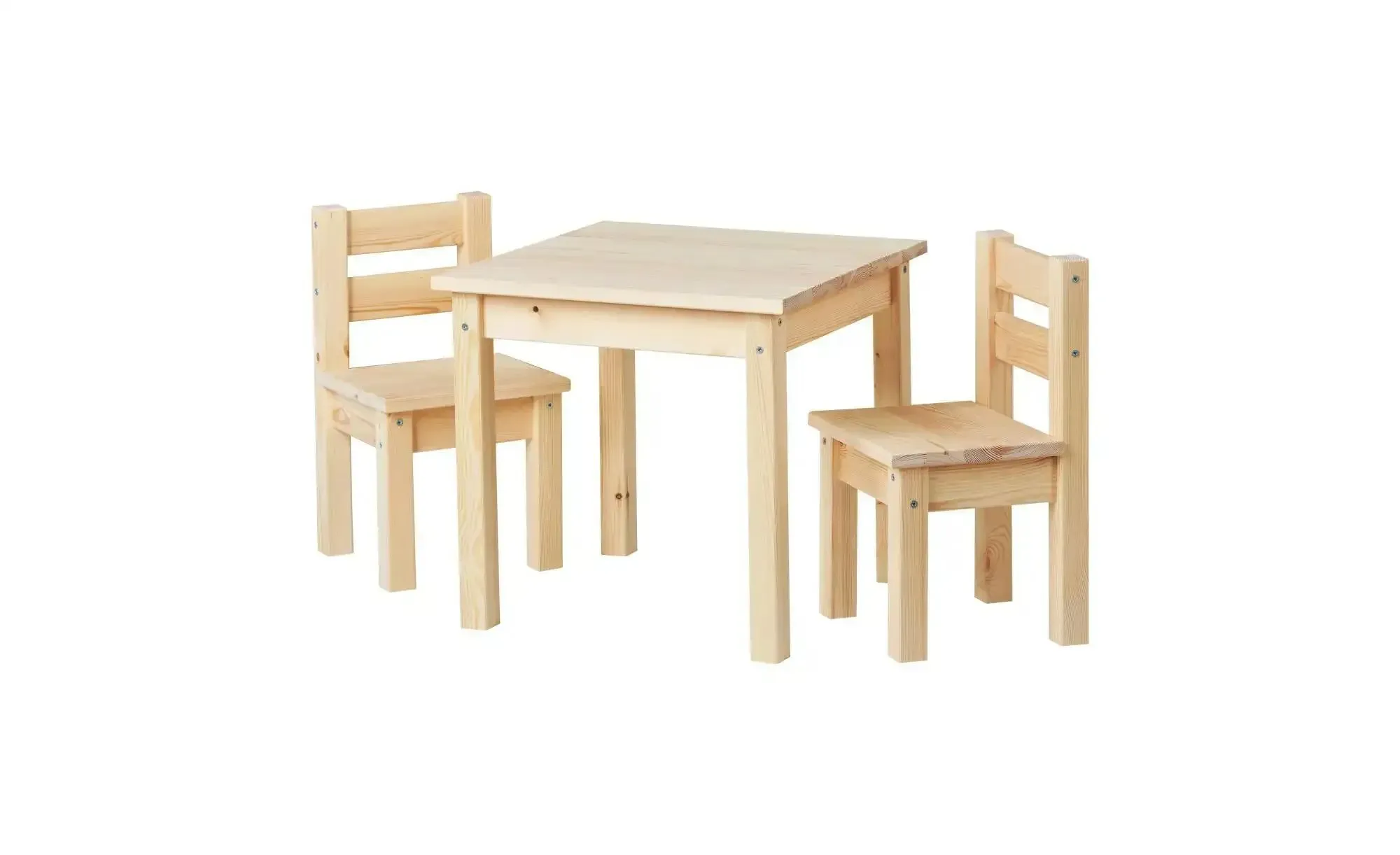 Hoppekids Sitzgruppe 3er-Set  Mads , beige , Maße (cm): B: 28 H: 50