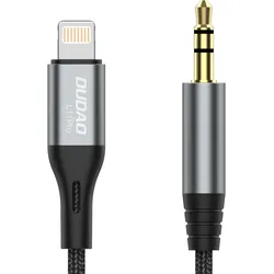 Dudao audio cable Lightning - mini jack 3.5mm 1m gray L11PRO - Kabel - Audio/Mul