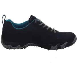 Allrounder NASAN Tex Damen, Schnürschuhe wasserdicht blau aus Leder Velour und Textil