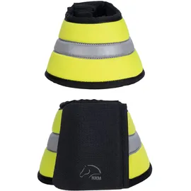 HKM Reflective Hufglocken Neon Gelb Vollblut
