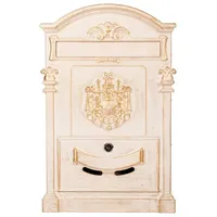 BIRENDY GAL29 Antik Weiss inkl. Zeitungsfach