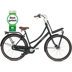 Popal Daily Dutch Prestige N3 - Hollandrad - Citybike - Damen - Mattschwarz 59