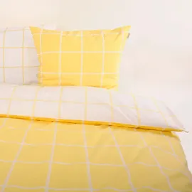 Tom Tailor LARGE CHECK Gelb 155 x 220 cm + 80 x 80 cm