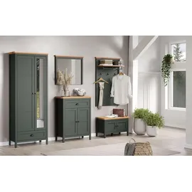 trendteam Stanton 77 x 102 x 39 cm Tannengrün/Evoke Eiche