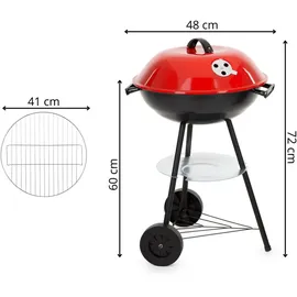 SPRINGOS Kugelgrill rot