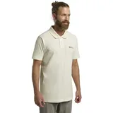 Jack Wolfskin Essential Kurzarm-poloshirt - Cotton White - M