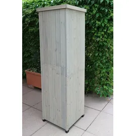 HABAU Gartenschrank Ben 45 x 160 x 45 cm Grau