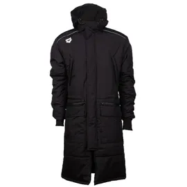 Arena Wärmemantel Team Parka schwarz XL