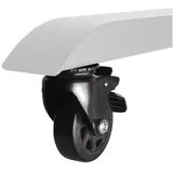 b-tech, Möbelrollen, BT8380-CASTORS - Lenkrolle - Schwarz - 40 mm - 193 mm - 10 cm - 2 Stück(e)