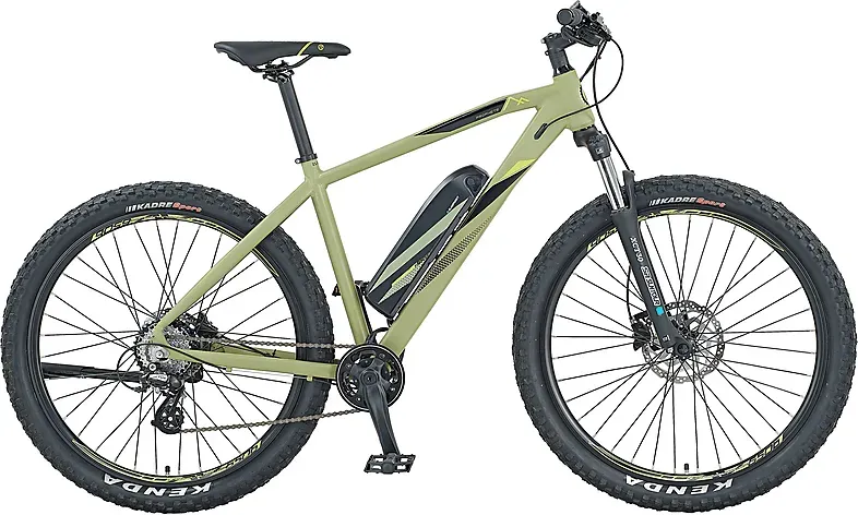 PROPHETE GRAVELER 21.ESM Mountainbike (Laufradgröße: 27,8 Zoll, Rahmenhöhe: 27,5 cm, Unisex-Rad, 374.5 Wh, olivgrün matt)