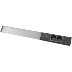 CHILITEC LED-Unterbauleuchte Arusha, EEK: F, 18 W, 1778 lm, 60 cm, schwarz