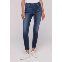 Soccx Damen Jeans PU:SH Slim Fit Deep Blue 33
