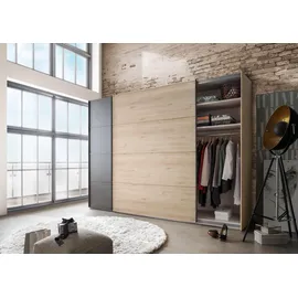 Wiemann Schwebetürenschrank WIEMANN "Brüssel", beige (steineiche nachbildung, schiefer nachbildung), B:250cm H:220cm, Schränke, Schwebetürenschrank