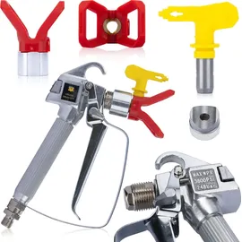 OEM Rosfix Strong Orange Storm Sos03 Lackiergerät mit Großem Satz Pack-max2 Lackierzubehör