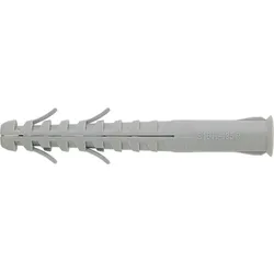FISCHER S 14 H Langschaftdübel mit Zweifach-Spreizung ohne Schraube, Nylon grau - 14x100 mm