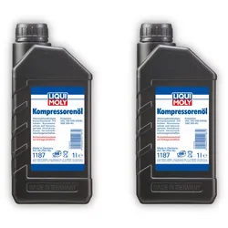 2x 1L LIQUI MOLY 1187 Kompressoröl Kompressorenöl SAE 5W40 Kompressor Öl